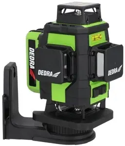 Laser level Dedra MULTILASER 4D ZIELONY — green laser 4-plane layout, model MC0908