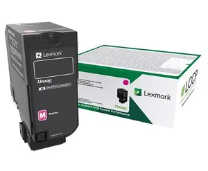 Lāzera tonera kasete Lexmark 75B20M0 Magenta, oriģināla, 10000 lapu iztērēšana, 1 gb