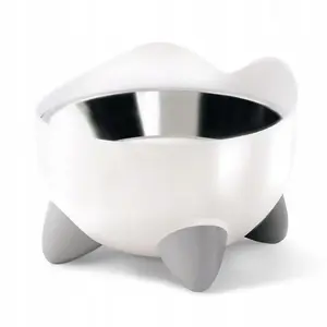 Catit Pixi высокая миска для кошек, белая, 200 мл, 13,5 × 9,9 × 13,5 см