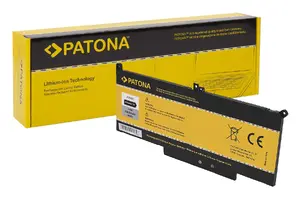 Аккумулятор PATONA 2837 для DELL Latitude 12/13 — LiPo 5800 mAh, чёрно‑жёлтый