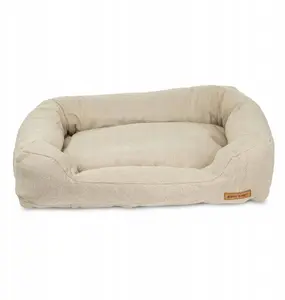 Лежак для собаки Barry King BK-14402, бежевый, 70×55×17,5 см, съемные чехлы на молниях