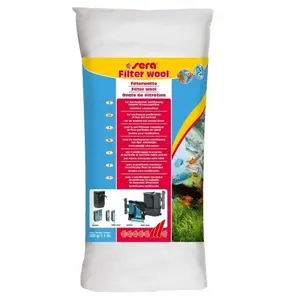 Filtra vate Sera Filter Wool smalkgraudaina, akvārija filtrēšanai, 1 kg