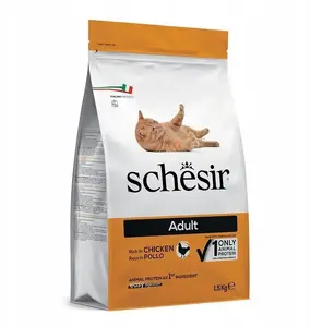 Sausais kaķu barība Schesir Original SR-0524, pieaugušiem kaķiem, vistas, 1,5 kg