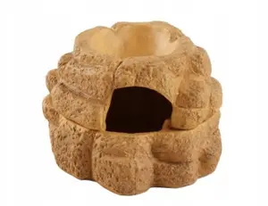 Slēptuve terārijam ar bļodiņu Exo Terra Big Rock M — keramikas, 15×18×11 cm, 75 ml