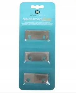 Nomaiņas asmeņi AQUA DELLA priekš Algae Scraper Blade 5,95×2,27×0,02 cm, 3 gab. iep.