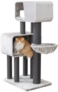 Cat scratching post Trixie Rafael XXL freestanding 1560 mm height, 7500 mm width, 580 mm depth, brown/white