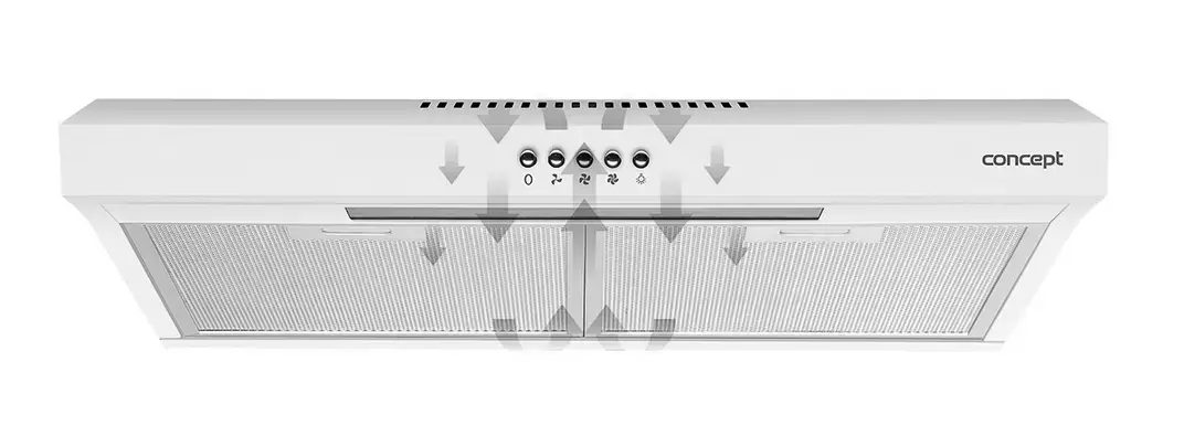Настенный вытяжной шкаф Concept Solution OPP1260WH Photo 5