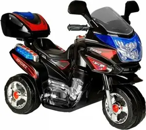 Детский электрический мотоцикл LEAN Sport HC8051 — на аккумуляторе, черный