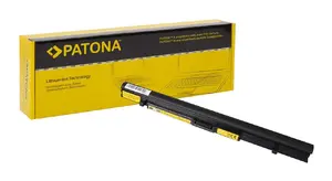 Аккумулятор PATONA 2490 для ноутбуков Toshiba — Li‑Ion 2200 mAh, чёрно‑жёлтый, 0.199 кг