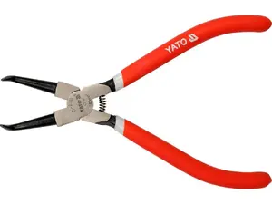 Circlip Pliers YATO YT-2139, internal bent tips, PVC handles, 180 mm