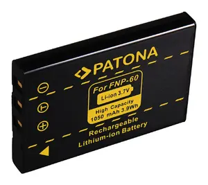 Fotokameras akumulators Madman PATONA 1015 Li-Ion 1050 mAh — 53.1×6.9×35.3 mm