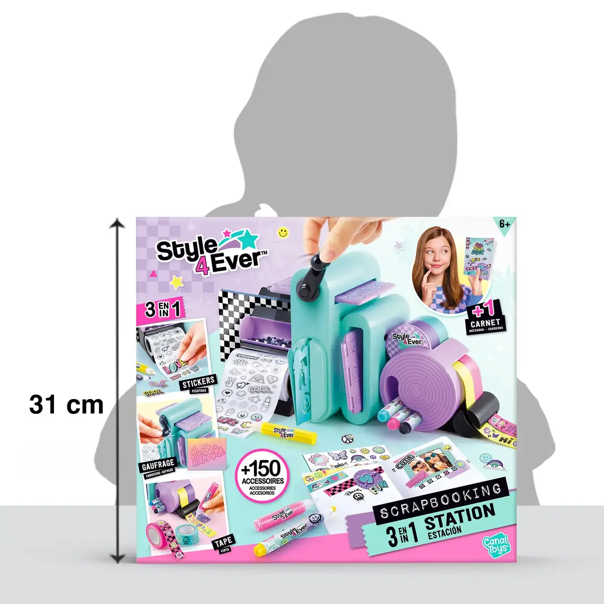Canal Toys OFG 275 radošais komplekts — 3‑1 skrapbukinga studija Photo 3