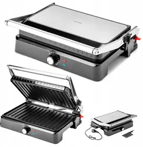 Electric grill Husla AK-2143 — compact indoor electric grill, model AK-2143