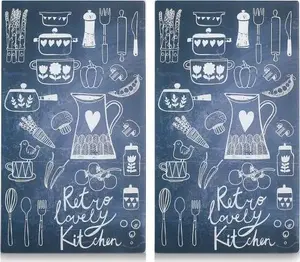 Glass cutting board set ZELLER 2-piece – tempered glass kitchen boards