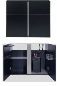 Cabinet for Fluval Siena 270 aquarium, black, 90 x 55 x 73 cm