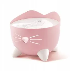 Catit Pixi Fountain Combo поилка и миска для питомцев 2,5 л, светло-розовая