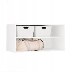Hurtownia-Mebli Nadstawka 100 Openo White Modular Shelf 100 cm for Wardrobe/Bedroom