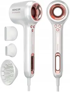 Фен SENCOR SHD 9150RS — компактный высокоскоростной фен, 2 режима температуры/скорости, складная ручка