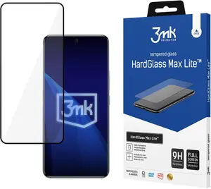 Защитное стекло 3MK HardGlass Max Lite для Redmi Note 15 4G/5G — чёрное