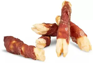 Лакомство для собак hau & miau Puzzo Snack — ягнячьи копытца в утке, 1 кг