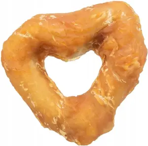 Trixie Denta Fun Heart лакомство для собак с куриной грудкой, 6 см / 20 г, развес 200 шт
