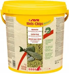 Корм для рыб sera Catfish Chips Nature 3,7 кг (10 л) — пища для сомов и донных рыб