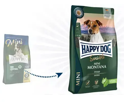 Happy Dog Sensible Mini Montana — Adult Mini, Horse, 4 kg Photo 2