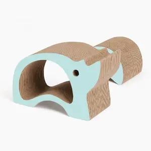 Картонный когтеточка Catit Zoo Scratcher Nosorożec, 46 x 22,5 x 29 см, 2 в 1