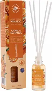 Scent diffuser sticks LA CASA DE LOS AROMAS Mikado Intense Cinnamon & Orange 30 ml