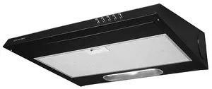 Wall-mounted cooker hood Concept Solution OPP2060BC, black, 175 m³/h extraction, ducted/recirculating, 150 W