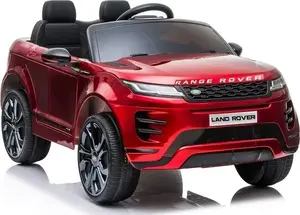Детский электромобиль lean cars Range Rover Evoque — красная лакированная окраска