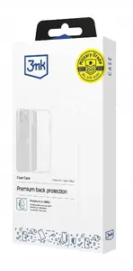 Clear protective case 3MK for Motorola Moto G67, transparent TPU cover