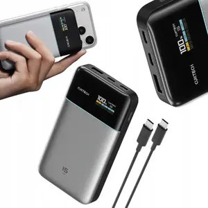 Powerbank Cuktech PB150S 15000mAh 100W, pelēks