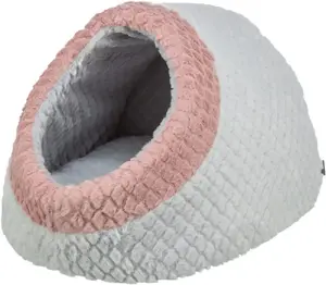 Закрытое лежак-клуб Trixie Kaline Mio для собаки/кошки, серо-розовый, 35 x 26 x 41 см