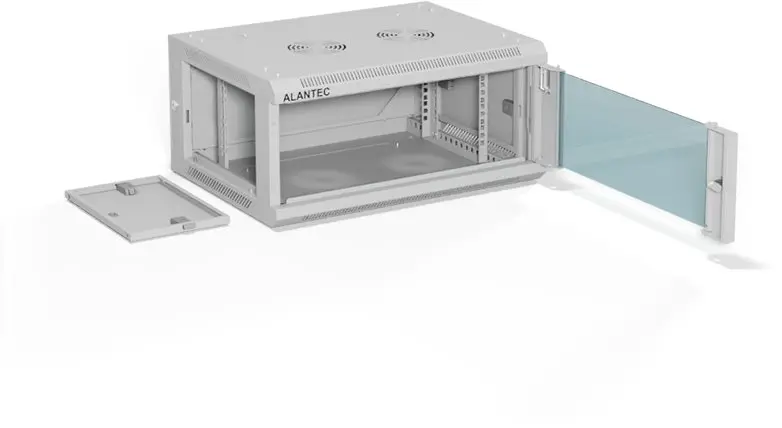 Sienas montāžas 19" skapis Alantec 4U