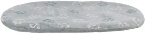 Dog/Cat Cushion Trixie Kissen Jimmy Soft, soft plush, light gray, 54 x 35 cm
