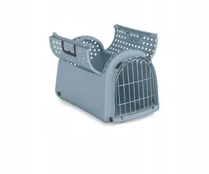 Pet carrier IMAC Linus Cabrio for dog/cat, blue-gray, 50×32×34.5 cm