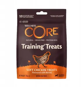 Suņu apmācības gardumi Crave Core Training Treats, pieaugušiem suņiem, vistas un melleņu, 170 g