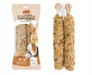 Wet food treat for rodents and rabbits Vitapol Smakers orzechowy, foil-wrapped 90 g, pack of 6