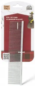Steel Comb Barry King BK-14058, gray, 4.2 x 19 cm
