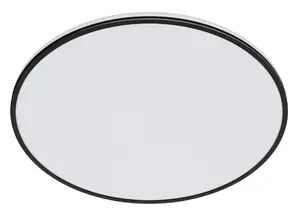 Потолочный светильник Philips Ozziet 36 Вт LED, круглый 500×55 мм, черный, несъёмный светодиод