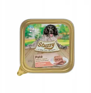 Mitra barība suņiem STUZZY Pate Lasis 150 g trauks