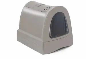 Litter box IMAC Zuma for cats, dark beige, 25 x 19.5 x 17 cm