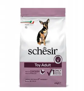 Сухой корм для собак Schesir Original 2 кг — курица, для взрослых миниатюрных пород, мешок