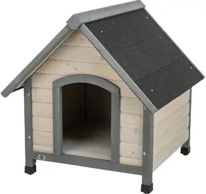 Suņa būda Trixie Natura S–M, pelēka, 71×77×76 cm
