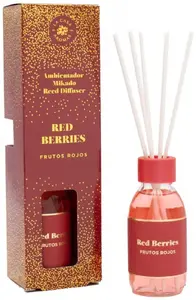 Reed Diffuser LA CASA DE LOS AROMAS Red Fruits 95 ml – fragrance sticks, liquid refill