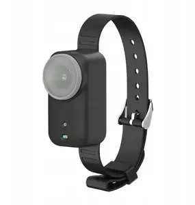 Puluz silicone strap / pet collar for DJI Osmo Nano (black)