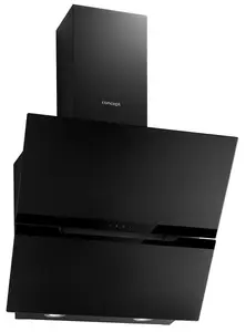 Wall-mounted cooker hood Concept Solution OPK5860BC, Black, 568.8 m³/h, Touch control, LED, A++