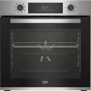 Встраиваемый электрический духовой шкаф BEKO BBIM12300XD — 72 л, 2600 Вт, нержавеющая сталь, поворотное и сенсорное управление