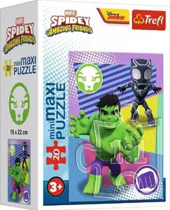 Jigsaw Puzzle TREFL miniMaxi 20 pcs — Niesamowity Spidey 4, children’s floor puzzle